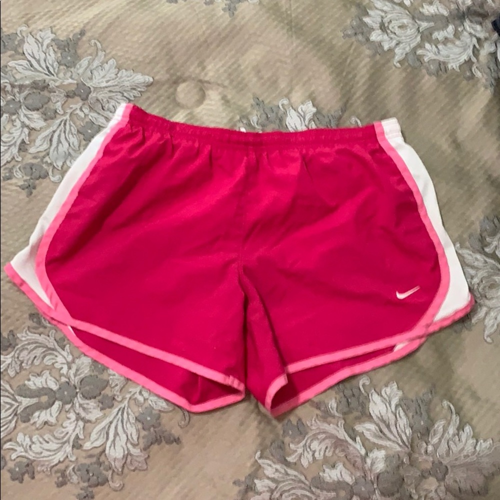 Pink Nike Dri-Fit Running Shorts